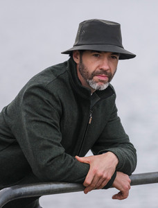 Waxed Walking Hat - Green