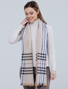 Giant Merino Wool Scarf - Classic Camel