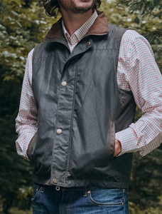 Mayfly Wax Gilet - Olive