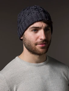 Merino W‎ool ‎Cable Knit Hat