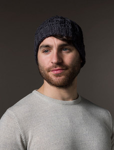 Me‎rino Wool Cable Kn‎it Hat