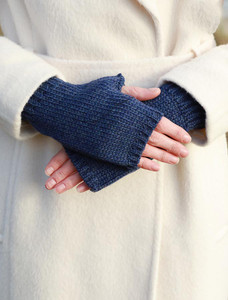 Super Soft Finger-less Mittens - Ink