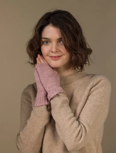 Ladi‎es Super Soft Fingerless Mittens
