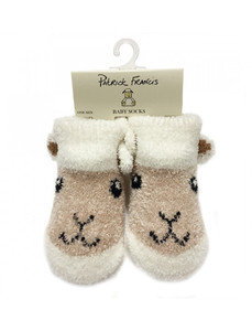Baby Aran Sheep Booties