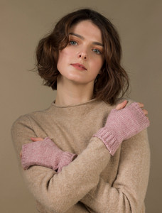 Super Soft Finger-less Mittens - Winter Rose