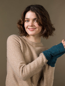 Super Soft Finger-less Mittens - Irish Sea