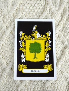 Boyle Clan Aran Bed Runner