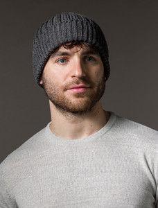 Men's Ribbed Super Soft Merino Wool Hat - Slate Grey