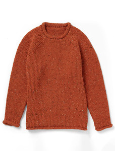 Ladies Roll Neck Wool Sweater - Robin