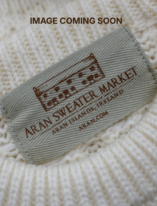 Ladies Button-Up Aran Cardigan