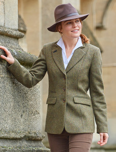 Darkhedge Ladies Fitted Tweed Jacket - Heath