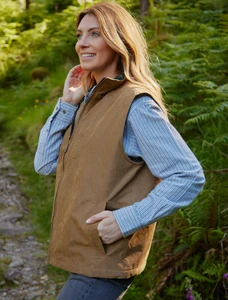 Ladies West Cork Windproof Vest - Brown
