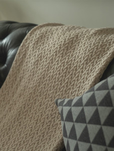 Tweed & Merino Wool Throw - Parsnip