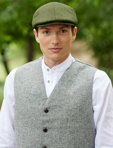 Donegal Tweed Waistcoat - Grey