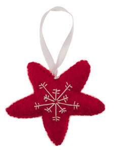 Aran Christmas Tree Decoration