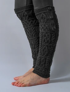 Merino Wool Aran Leg Warmers
