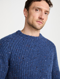 Men's Fisherman Crew Neck Aran Sweater