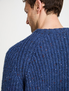 Men's Fisherman Crew Neck Aran Sweater