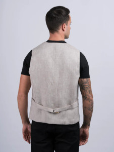 Irish Desert Linen Waistcoat