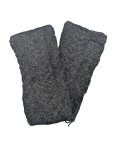 Aran Cable Handwarmer  - Charcoal