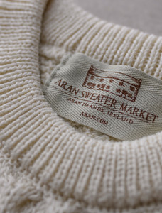 Ladies Crew Neck Raglan - Natural White