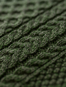 Ladies Crew Neck Raglan - Green Leaf