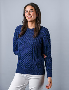 Ladies Crew Neck Raglan - Dark Knight