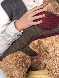 Tweed Dog Cover - Green Check