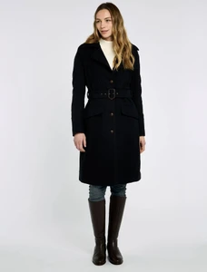 Brookvale Fitted Tweed Coat - French Navy