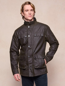 Ciaran Wax Jacket - Olive