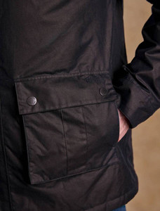 Ciaran Wax Jacket - Rustic Brown