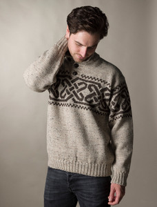 Celtic Troyer Sweater - Skiddaw/Grey Welsh