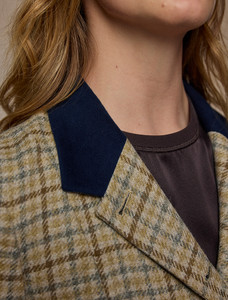  Isabella Tweed Coat - Caramel Check 