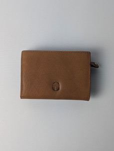 Irish Leather Trifold Purse - Tan