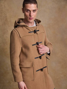 Alex Wool Duffel Coat - Carmel 