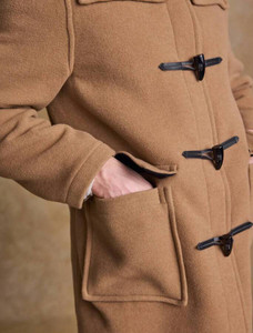 Alex Wool Duffel Coat - Carmel 