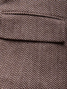 The Donegal Blazer - Biscotti Herringbone