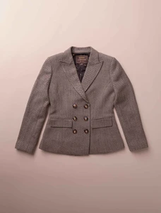 The Donegal Blazer - Biscotti Herringbone