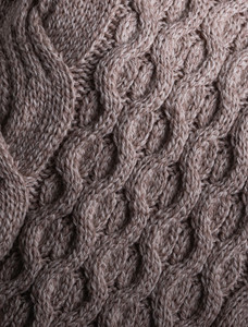 Ladies Supersoft Merino Cable Sweater - Toasted Oat