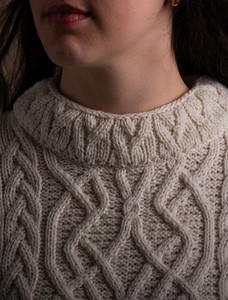 Lúnasa Luxury Merino Sweater -  Natural White