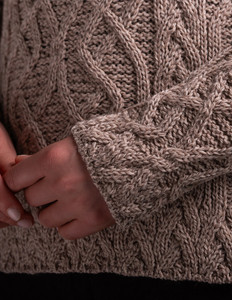 St.Bridget's Weave Sweater - Wicker