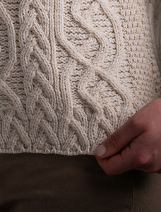 Lúnasa Luxury Merino Sweater -  Natural White