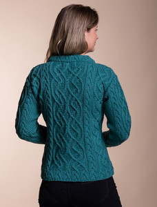 Lúnasa Luxury Merino Sweater - Teal