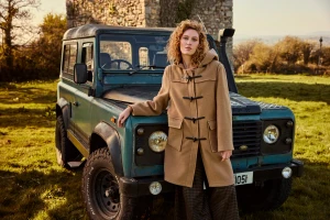 Ladies Alex Wool Duffel Coat - Carmel