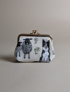 Frame Purse Sheep & Dog