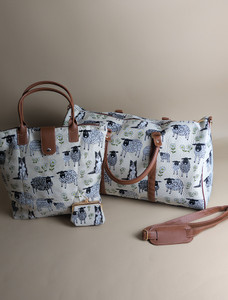 Sheep & Collie Tapestry Weekender Foldaway Set