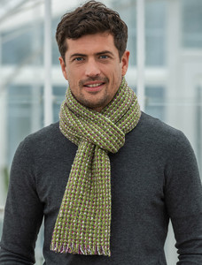Atlantic Scarf - Kiwi & Pink