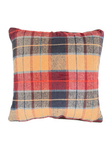 Tweed Cushion Cover - Red