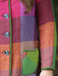 Emma Tweed Herringbone Coat - Donegal Multi