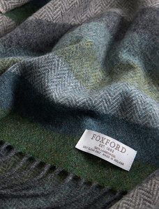 Lambswool Scarf - Oxford Fringe Multi-Stripe